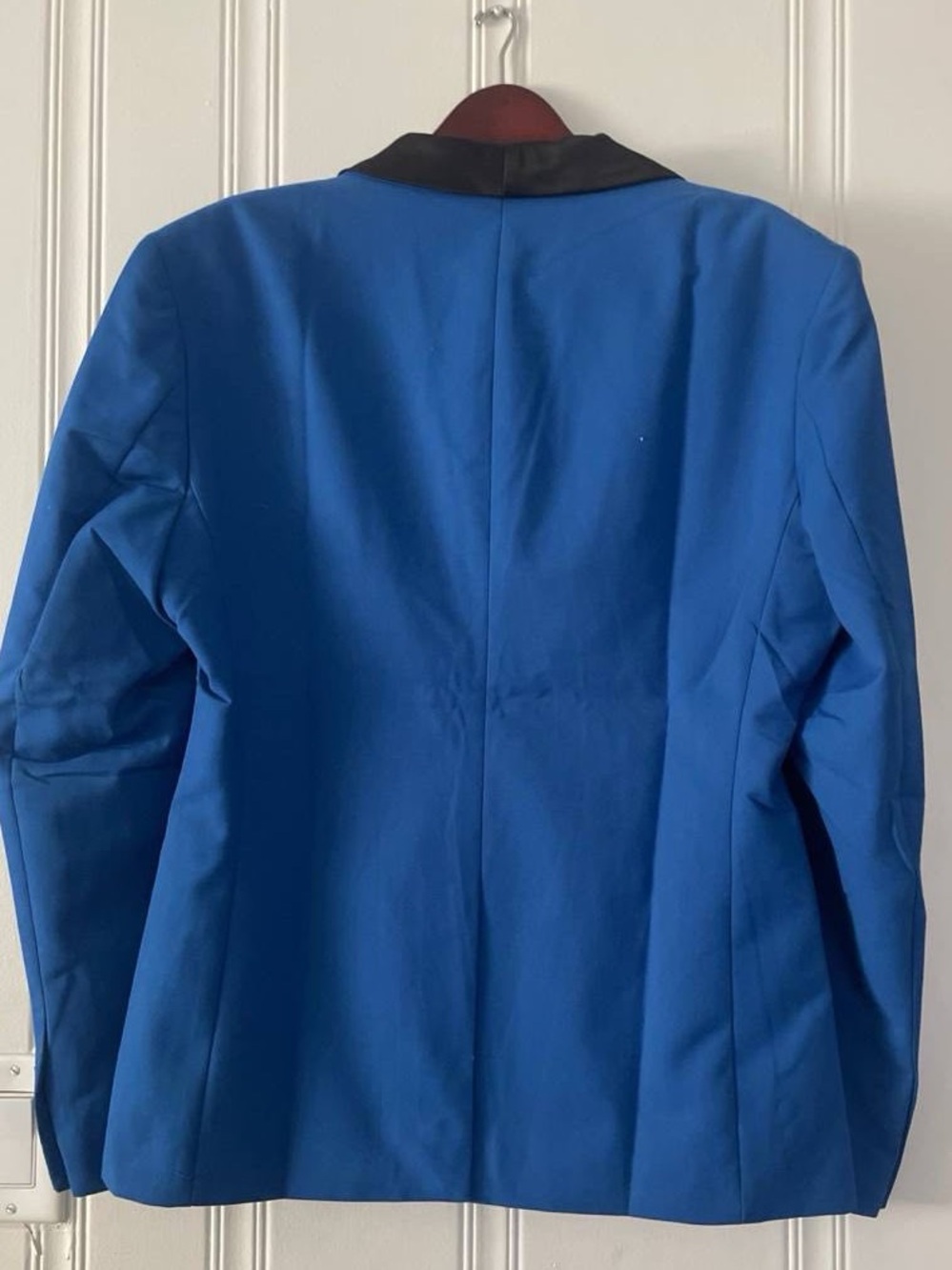 Classic Blue Shawl Lapel Tuxedo Jacket - Picture 4 of 7